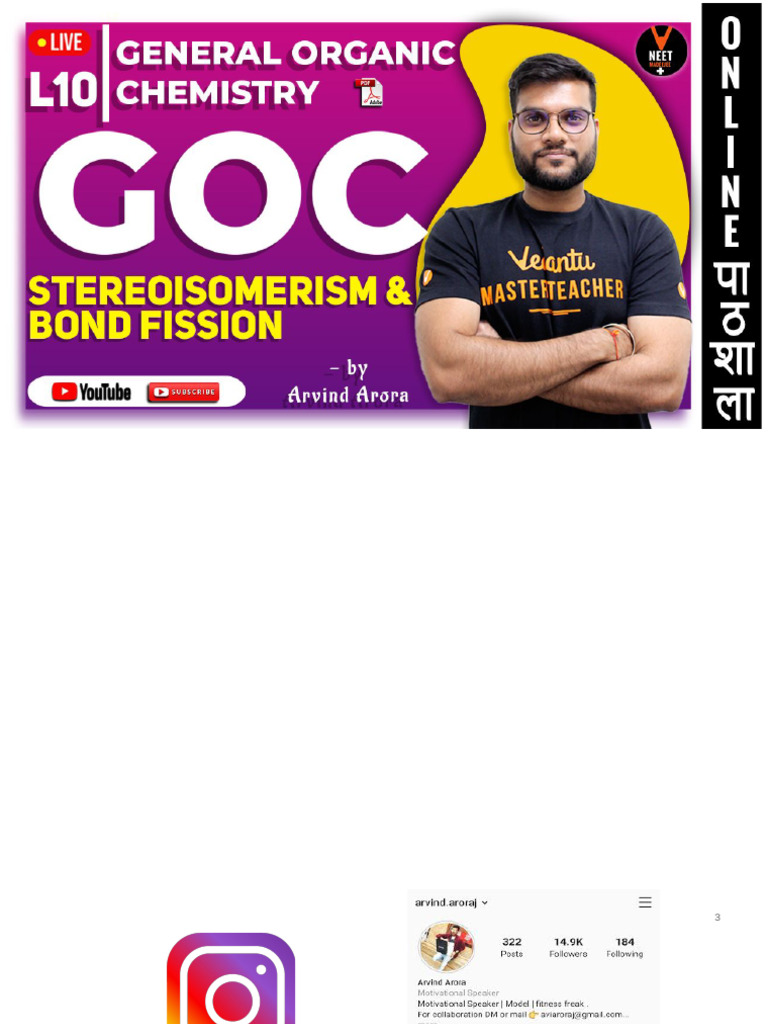 04.12.2019 GOC L-10 Stereoisomerism | PDF | Conformational Isomerism ...