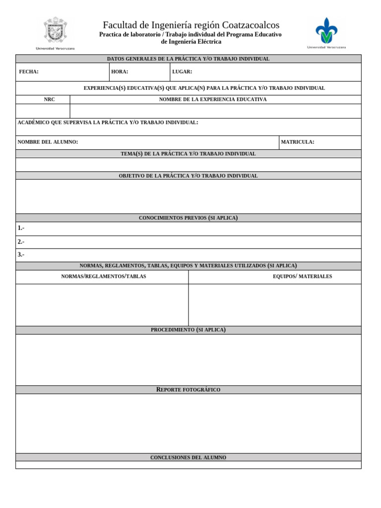 Formato de Practica de Laboratorio | PDF