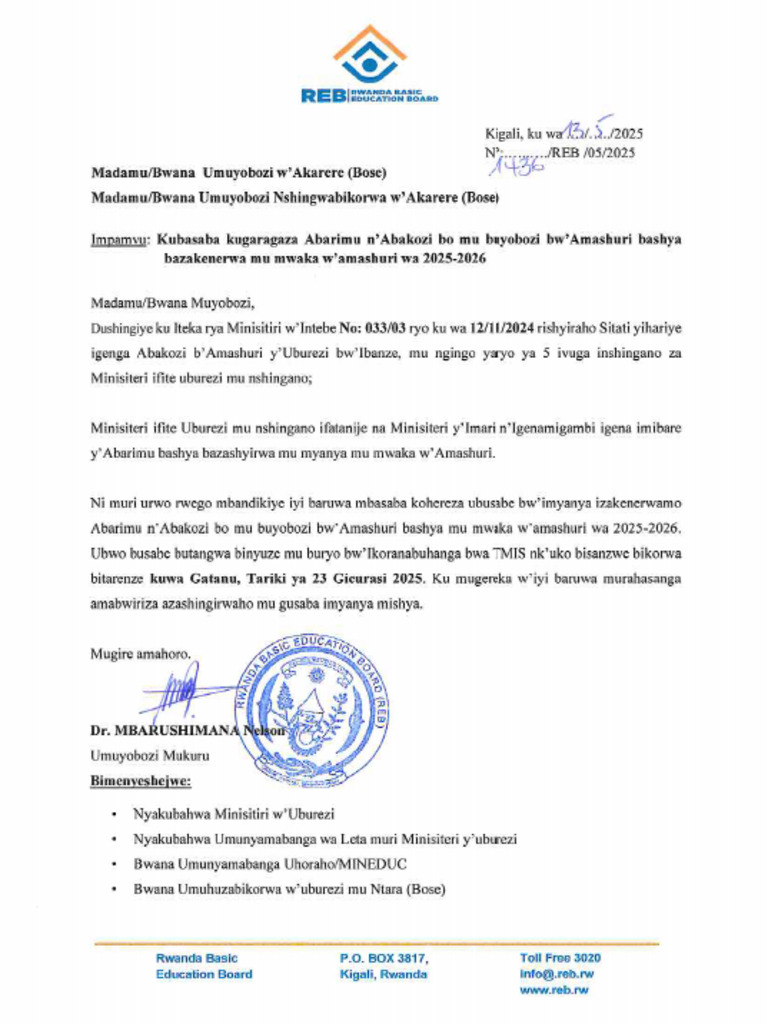Planning Letter & Guidelines | PDF