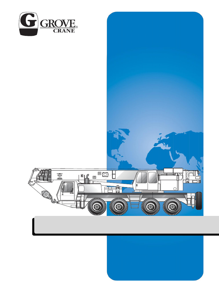 GMK 4100 All-Terrain Crane Specs | PDF | Brake | Truck