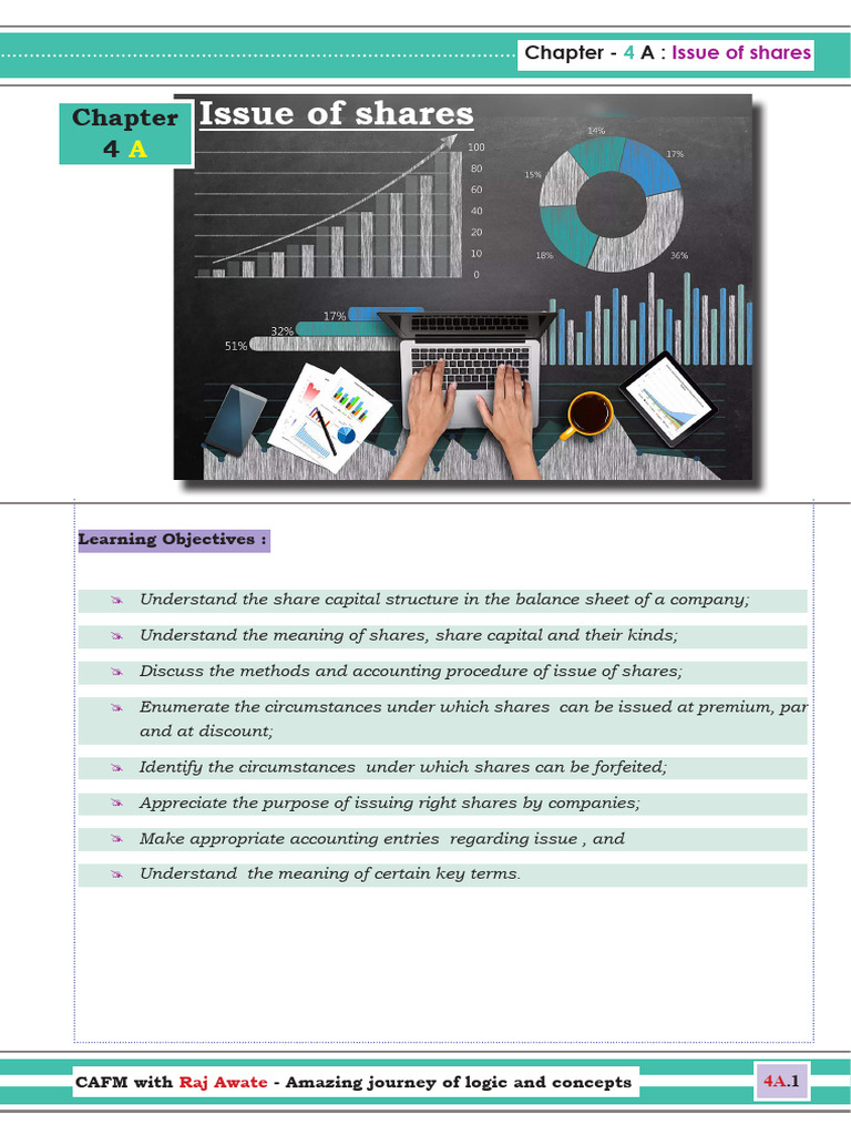 Chapter 4 - Part A Issue of Shares - 250517 - 115454 | PDF | Preferred ...