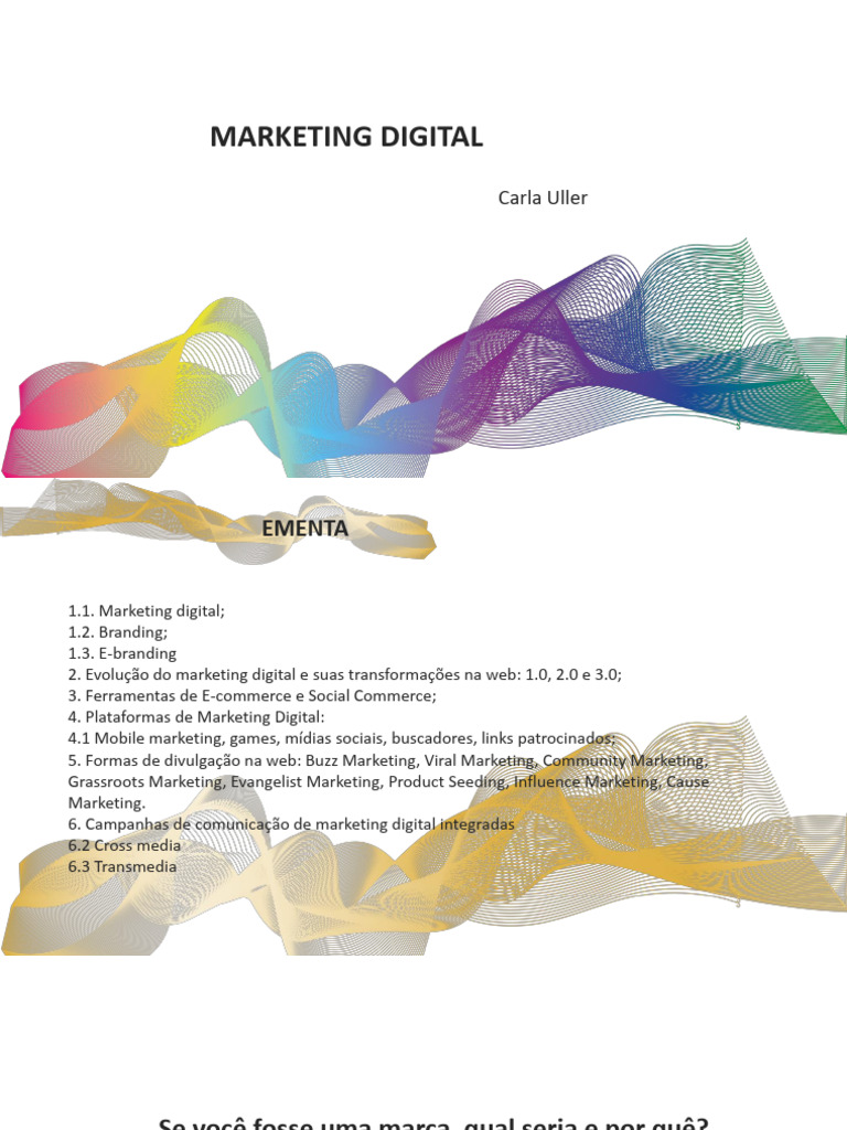 Aula Mkt Digital | PDF | Marketing | Marca