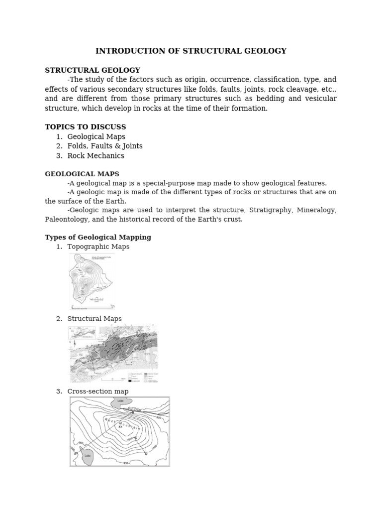 Introduction to Structural Geology | PDF | Fault (Geology) | Structural ...