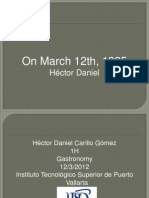 On March 12th, 1825: Héctor Daniel