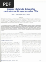 Autismo Infantil - Apego y Familia | PDF | Teoría de apego | Espectro ...