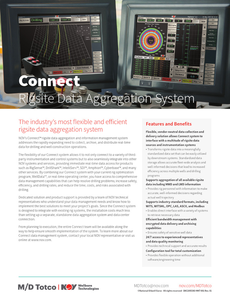 NOV Connect: Rigsite Data Management System | PDF | Information ...