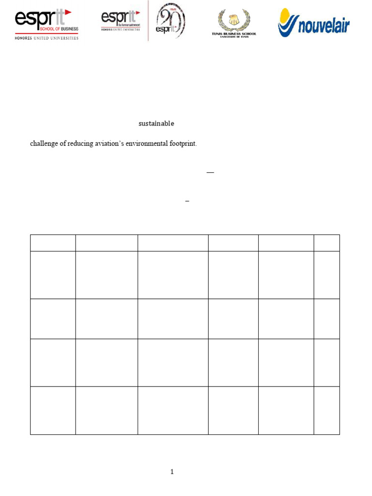 Evaluation Grids National Aviation Decarbonization Competition 1 | PDF ...