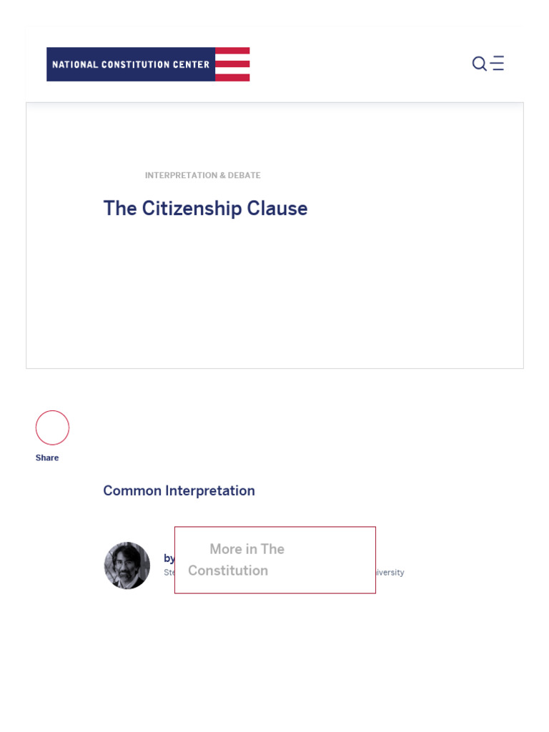 CITIZENSHIP CLAUSE DOCTRINE visual data 6