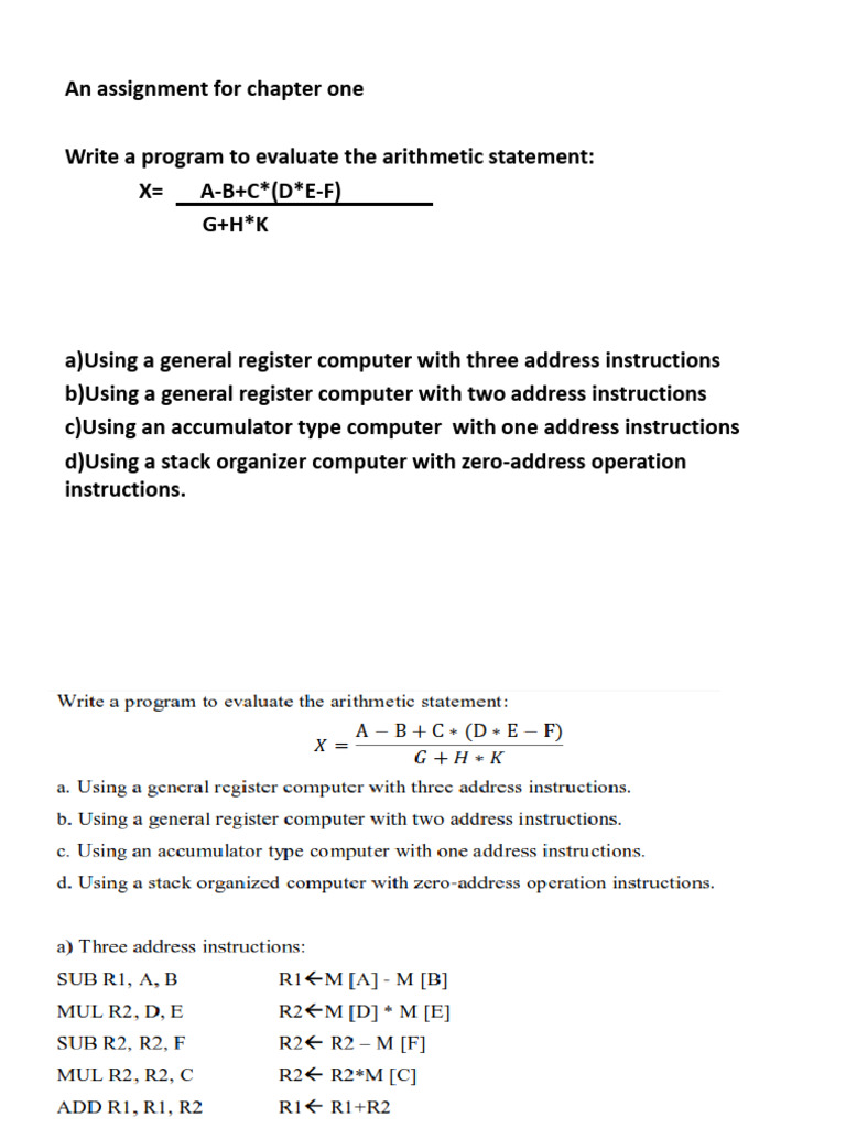 Assignment - 1116784844chapter One Assignment | PDF