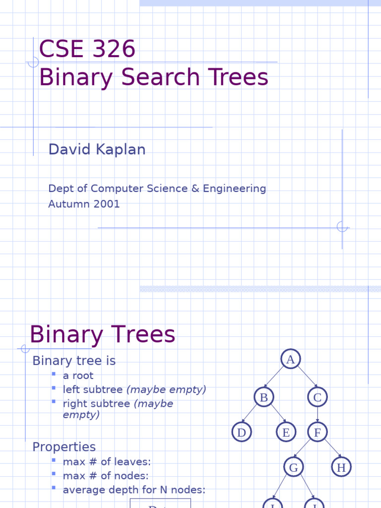 Binary Search Trees | PDF | Algorithms | Computer Programming
