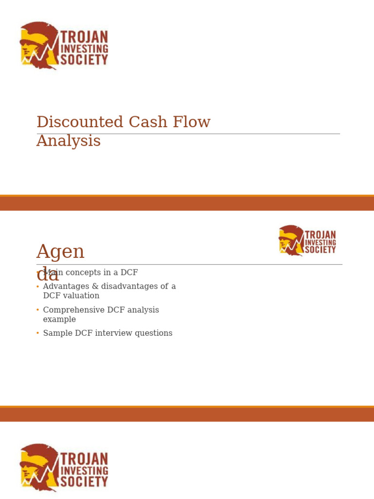 Discounted Cash Flow Analysis Guide | PDF | Discounted Cash Flow | Free ...