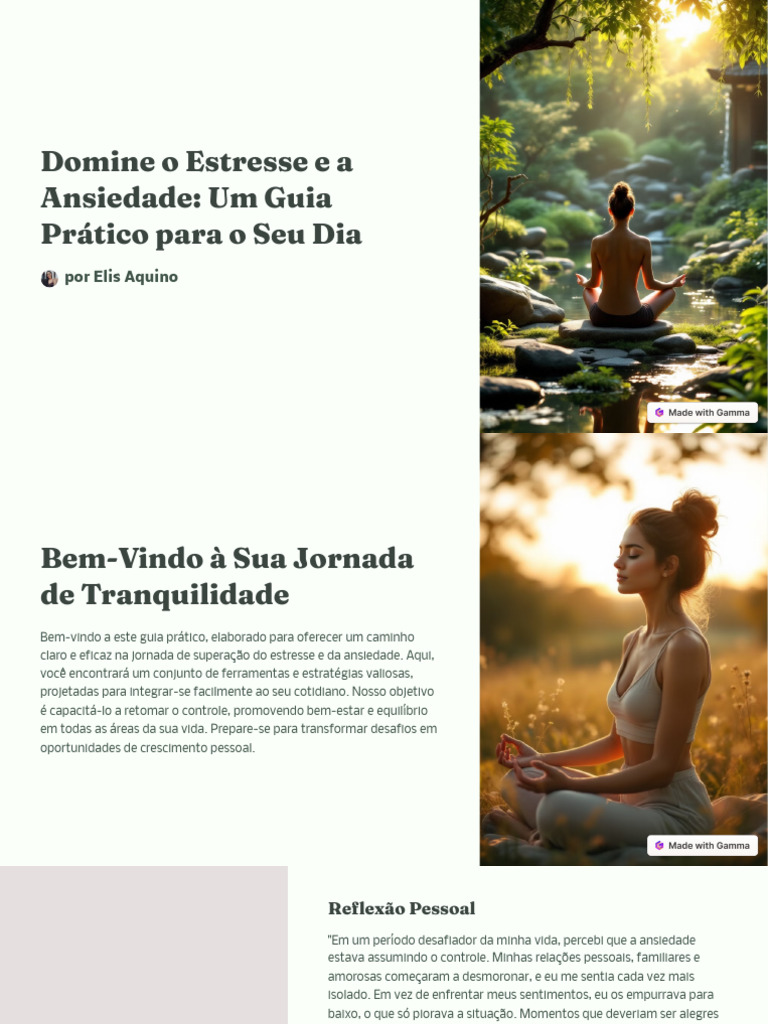 Domine o Estresse e A Ansiedade Um Guia Pratico para o Seu Dia | PDF ...