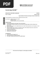 IGCSE Multiple Choice Answer Sheet | PDF | Tests | Standardized Tests