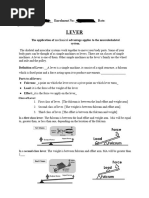 Understanding Levers in Physical Education | PDF | Lever | Kinematics