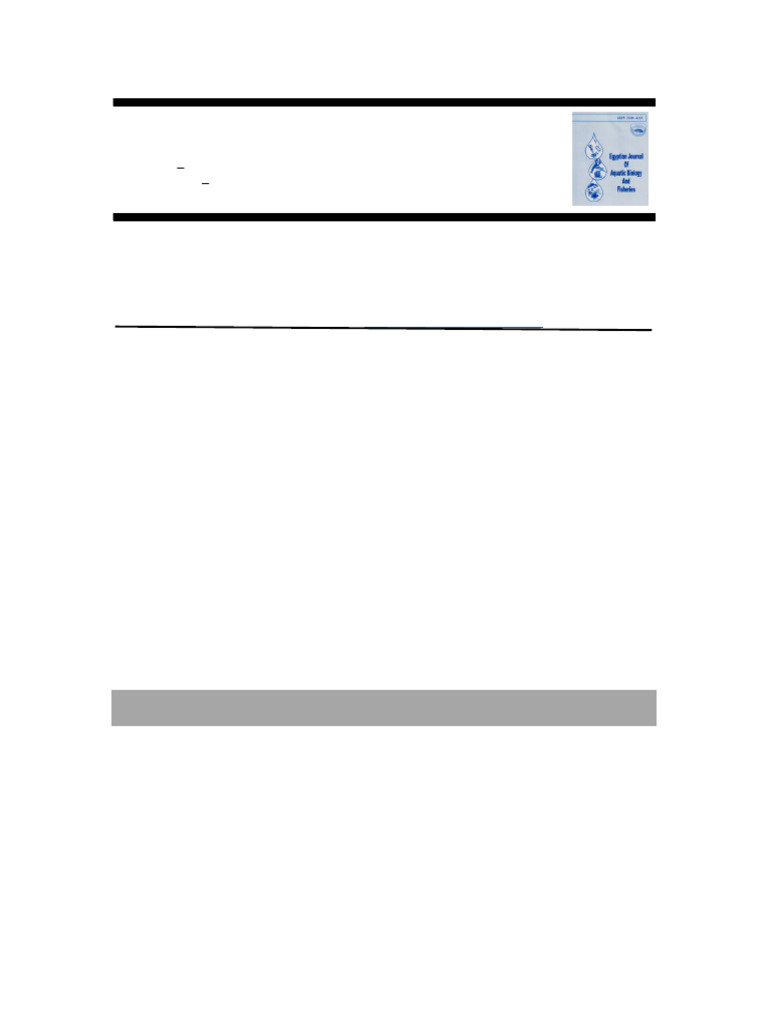 Image showcasing Effect of Zeolite On Aquaculture Water Quality, Fish and Microalgae ...