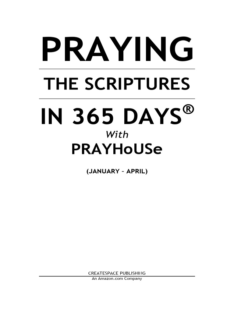 Daily Prayers from Scripture Guide | PDF | Prayer | Bible