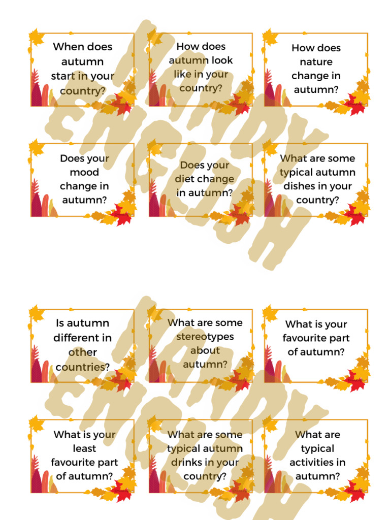 Exploring Autumn: Traditions and Changes | PDF | Cuisine | Foods