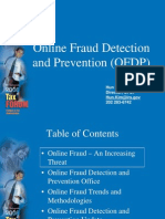 Online Fraud Detection and Prevention