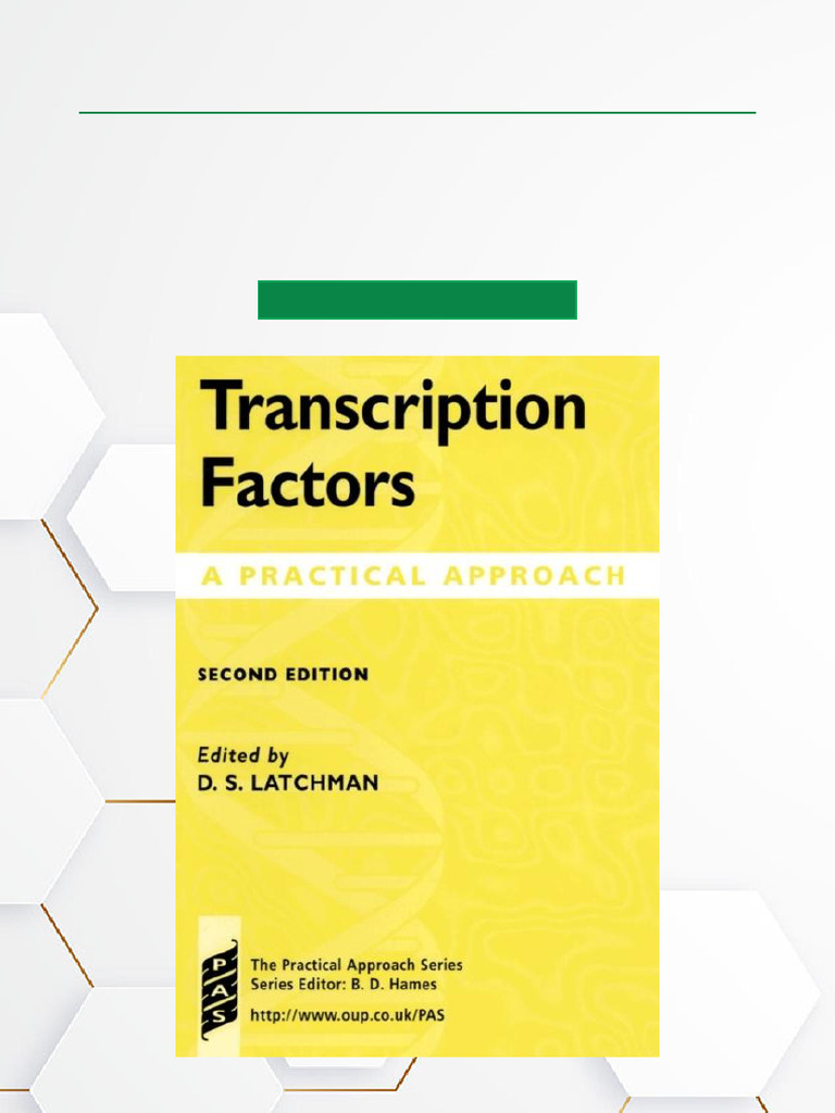 Transcription Factors A Practical Approach 2nd Edition Scribd Full ...