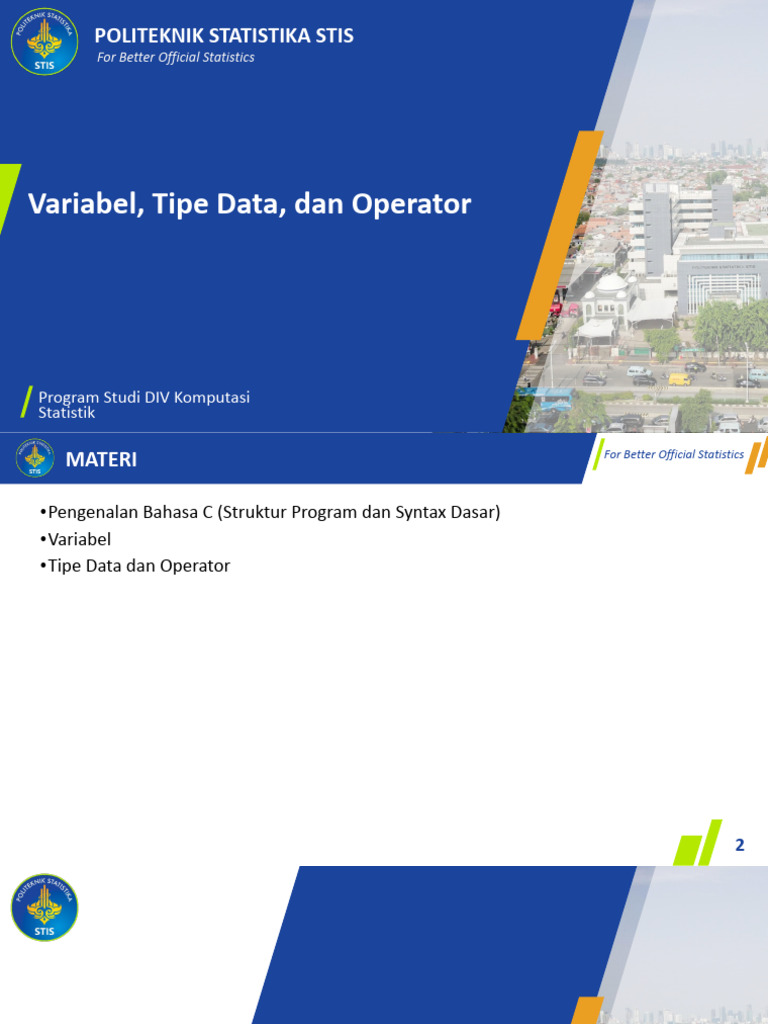 Variabel dan Tipe Data dalam C | PDF