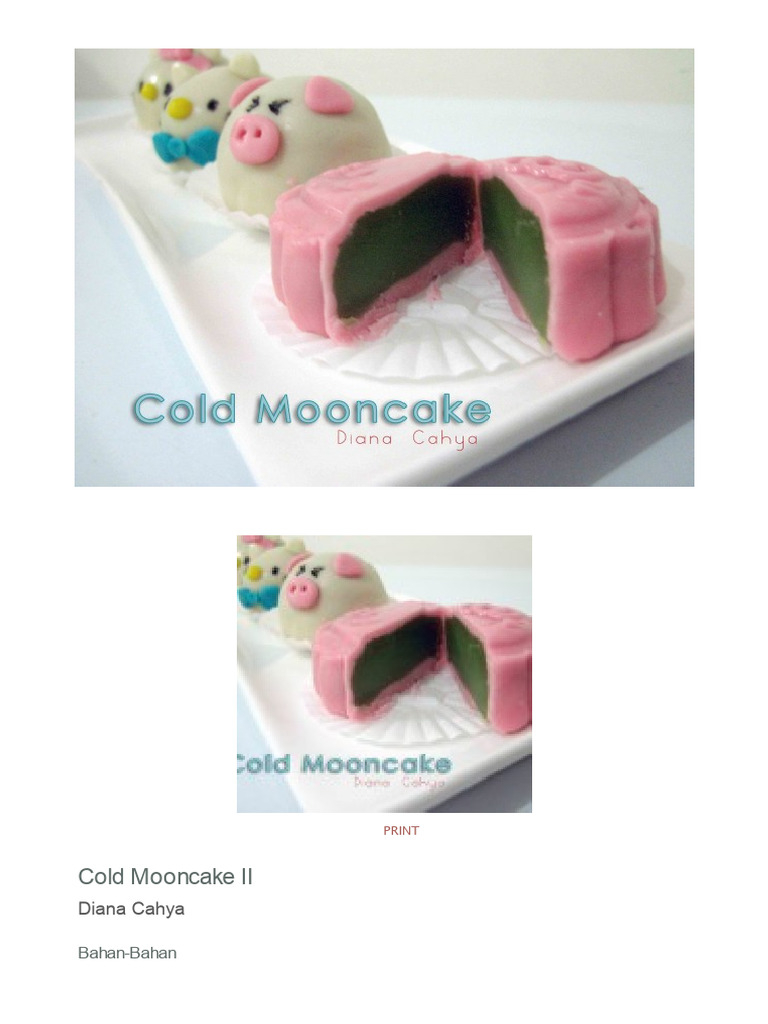 Cold Mooncake II - DianaCahya | PDF
