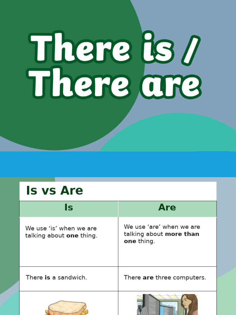 Is vs Are: Singular and Plural Usage | PDF