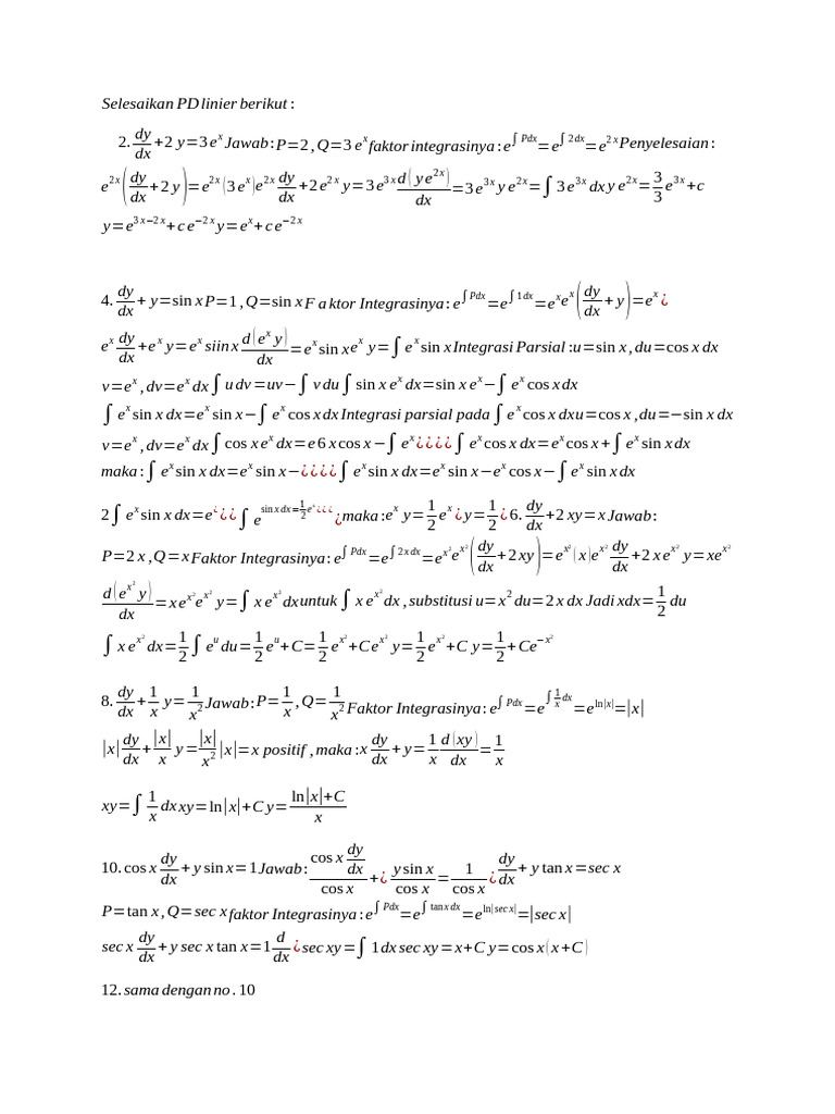 Latihan MTK 2.4 | PDF