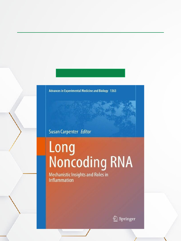 Long Noncoding RNA Mechanistic Insights and Roles in Inflammation ...
