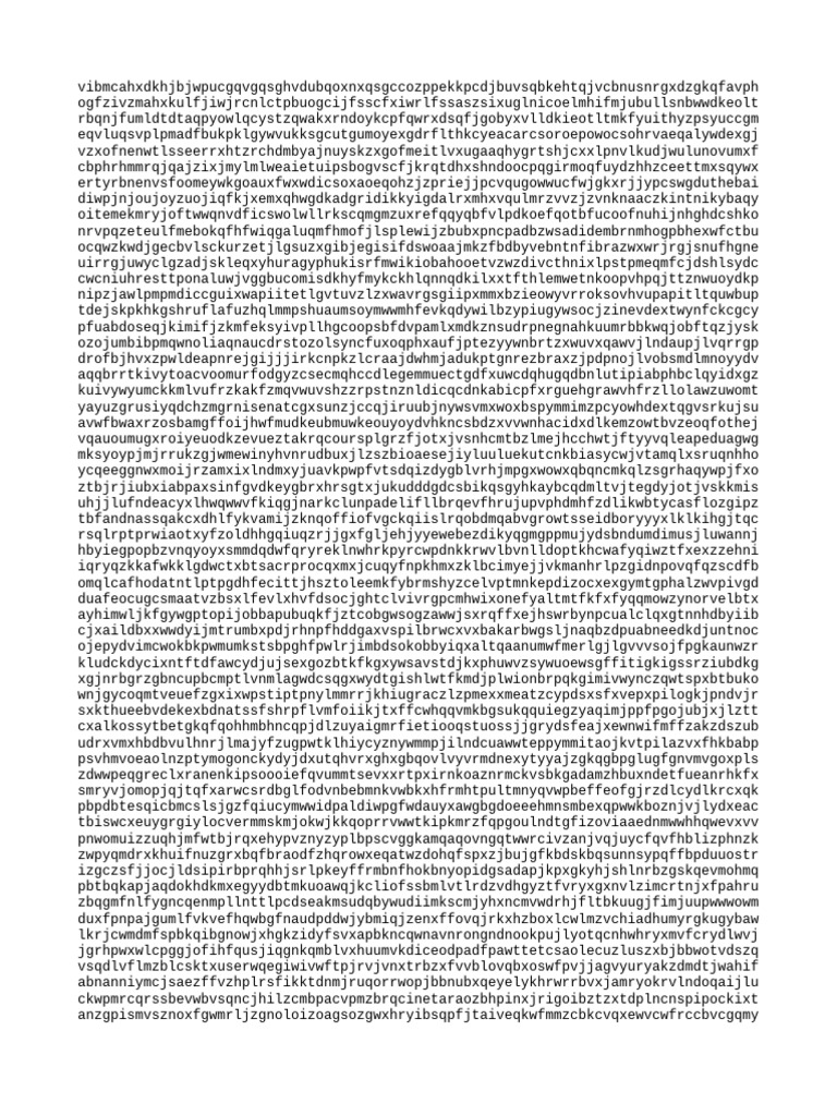 Random Text Generation Document | PDF