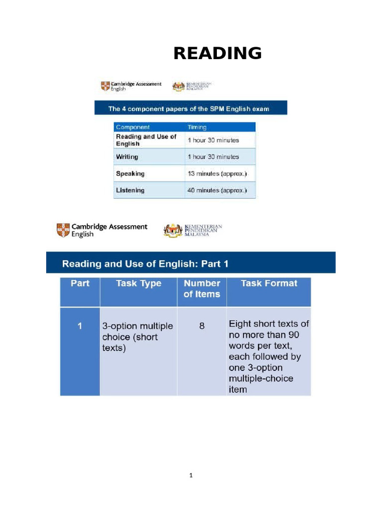 Reading Cefr | PDF