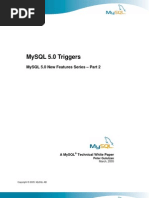 Mysql Triggers