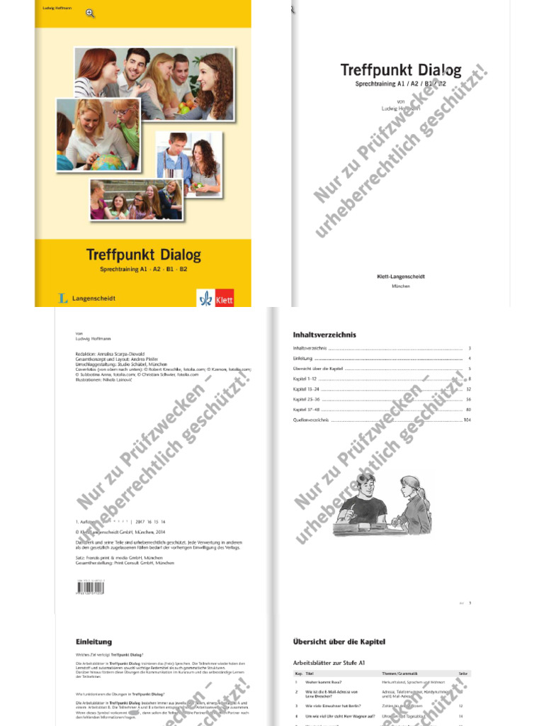 Treffpunkt Dialog Sprechtraining A1 A2 B1 B2 - 240829 - 142531 | PDF
