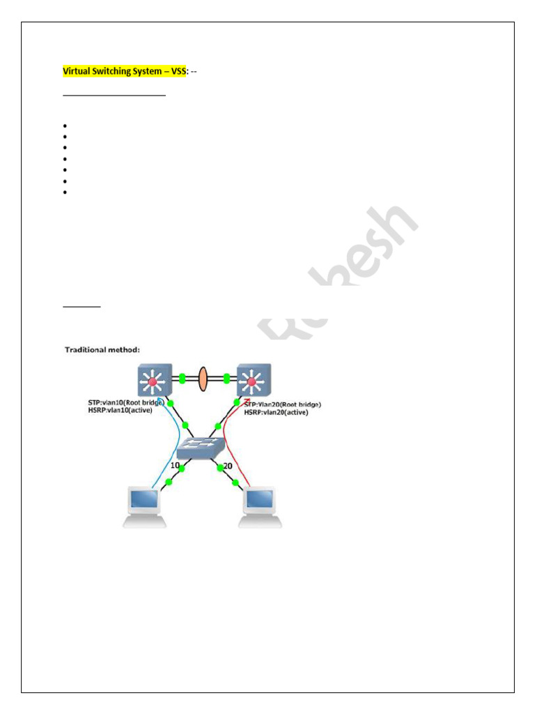 Cisco VSS Configuration Guide | PDF | Network Switch | Telecommunications