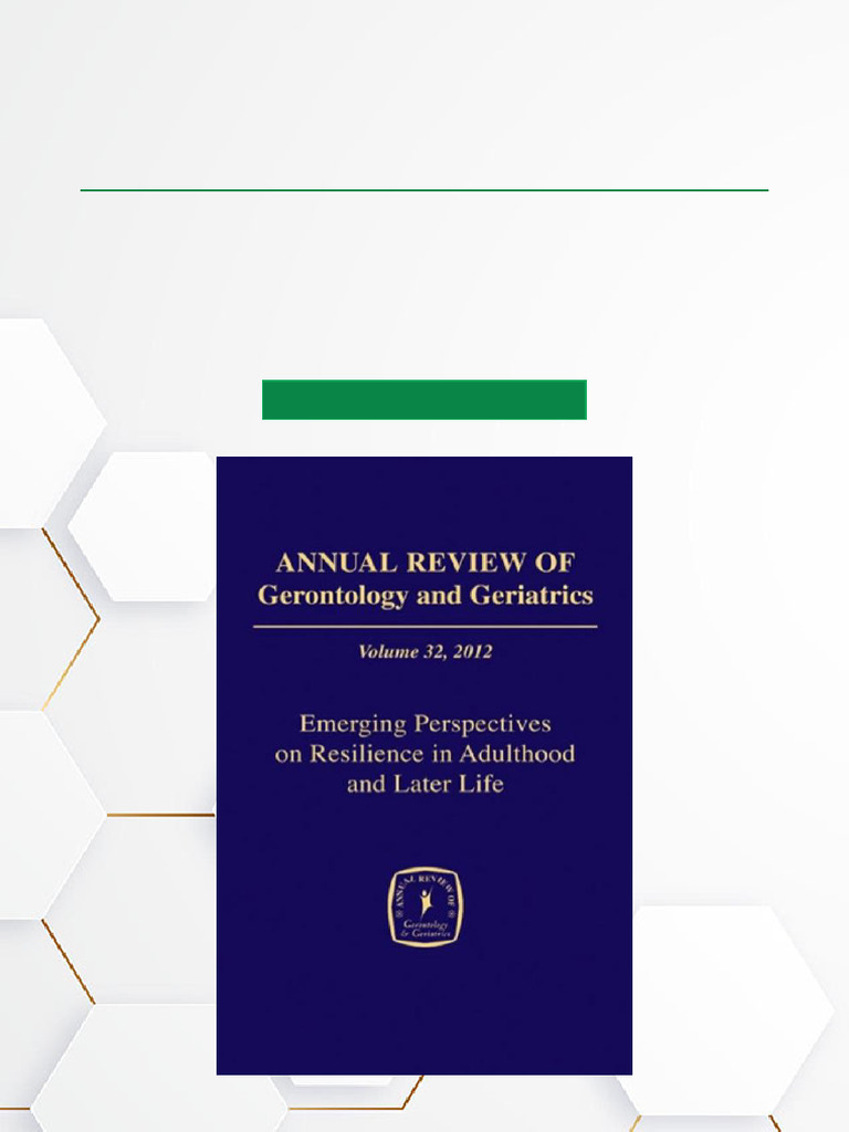 Resilience in Aging: Insights & Perspectives | PDF | Psychological ...