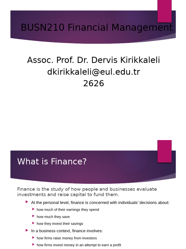 Understanding Financial Management Basics | PDF | Investing | Stocks