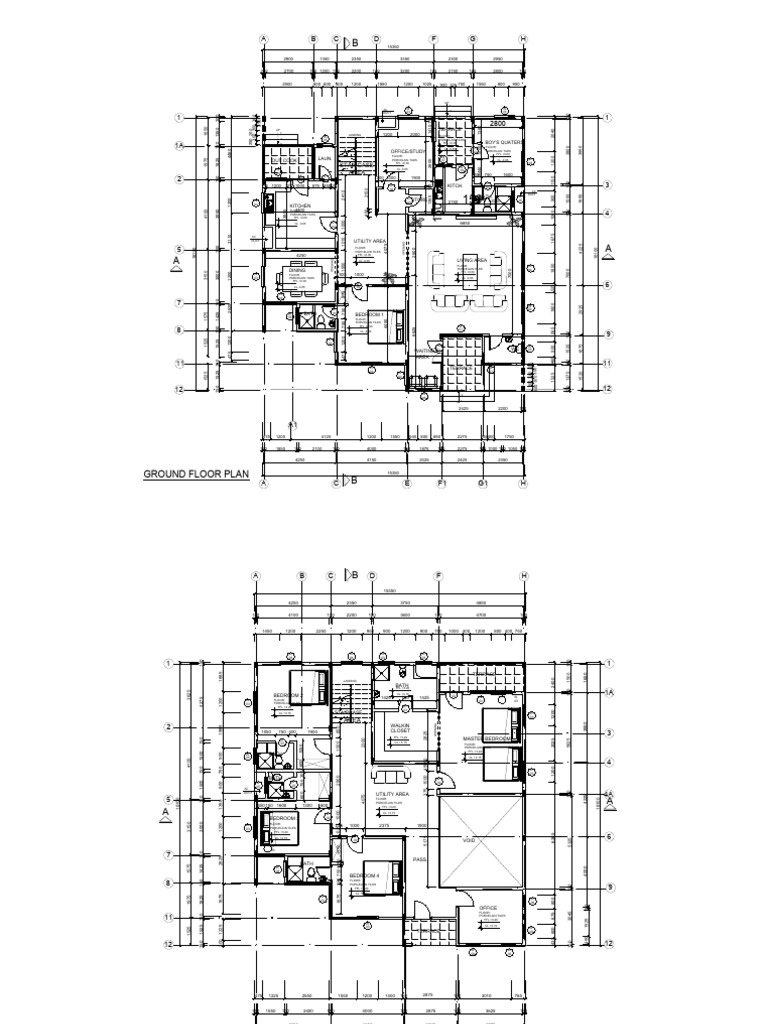 Detailed Floor Plans and Elevations | PDF | Home | Room