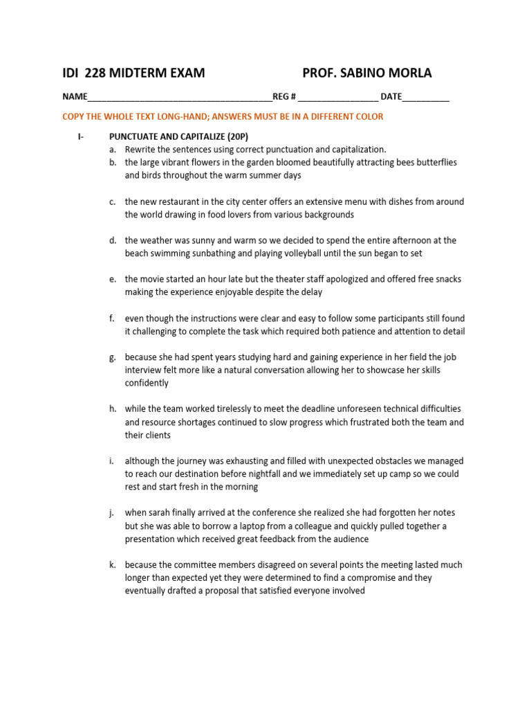 IDI 228 Midterm Exam Instructions | PDF | Cannabis (Drug)