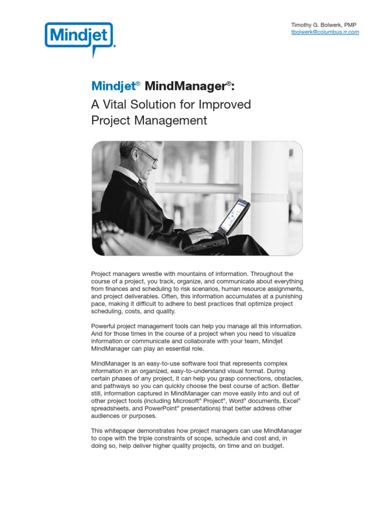 Mindjet Project Management Whitepaper | PDF | Project Management ...