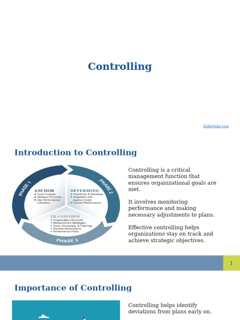 Understanding Effective Controlling | PDF | Analytics | Performance ...