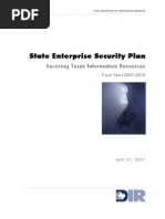 State Enterprise Security Plan