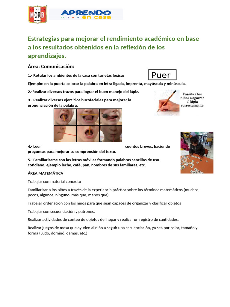 Consejos para Mejorar El Rendimiento Académico | PDF