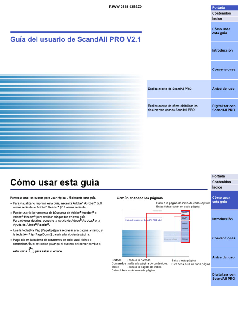 Guía de uso de ScandAll PRO V2.1 | PDF | Microsoft Windows | Escáner de ...