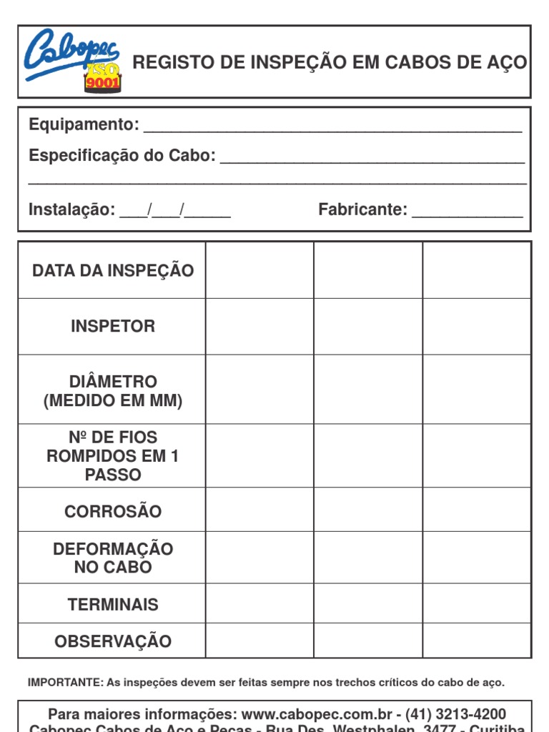 registro-de-inspe-o-de-cabos-de-a-o-pdf-tecnologia-e-engenharia