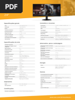 Medidas de Monitores em Polegadas | PDF | Polegada