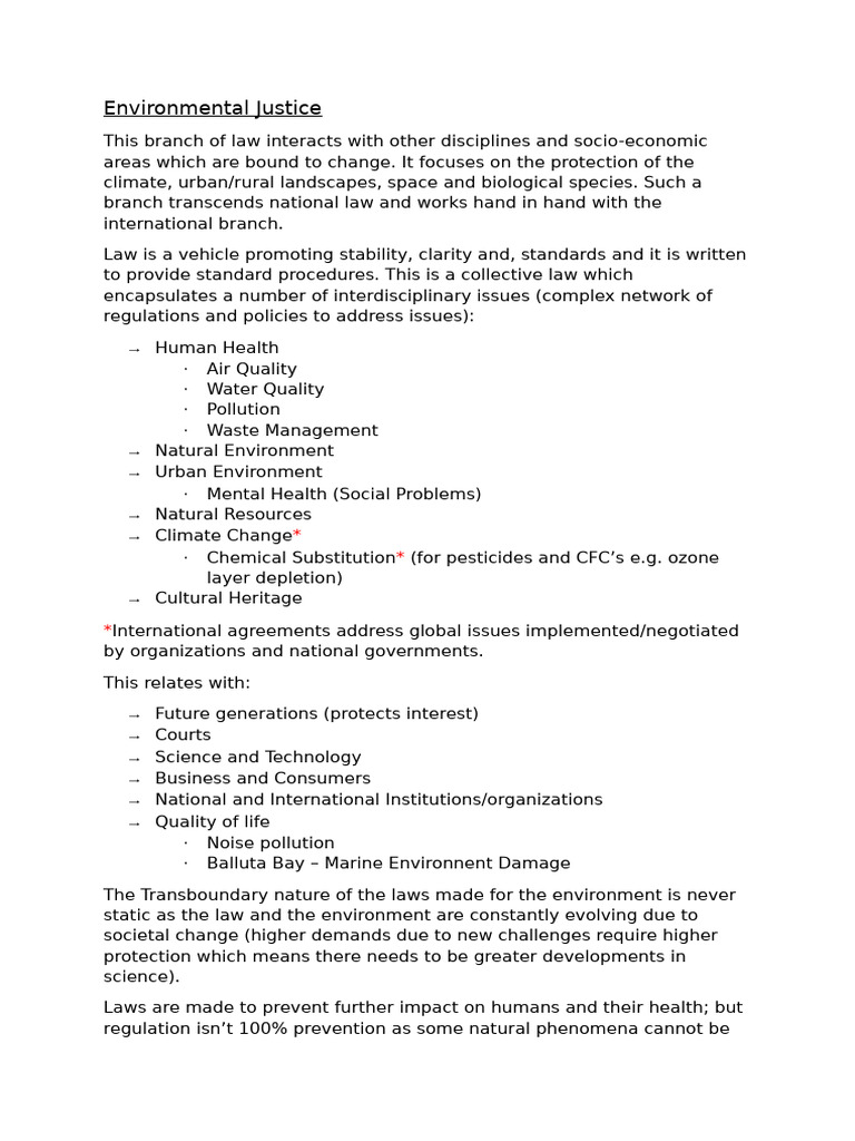Understanding Environmental Justice Law | PDF | Environmental Law | Justice