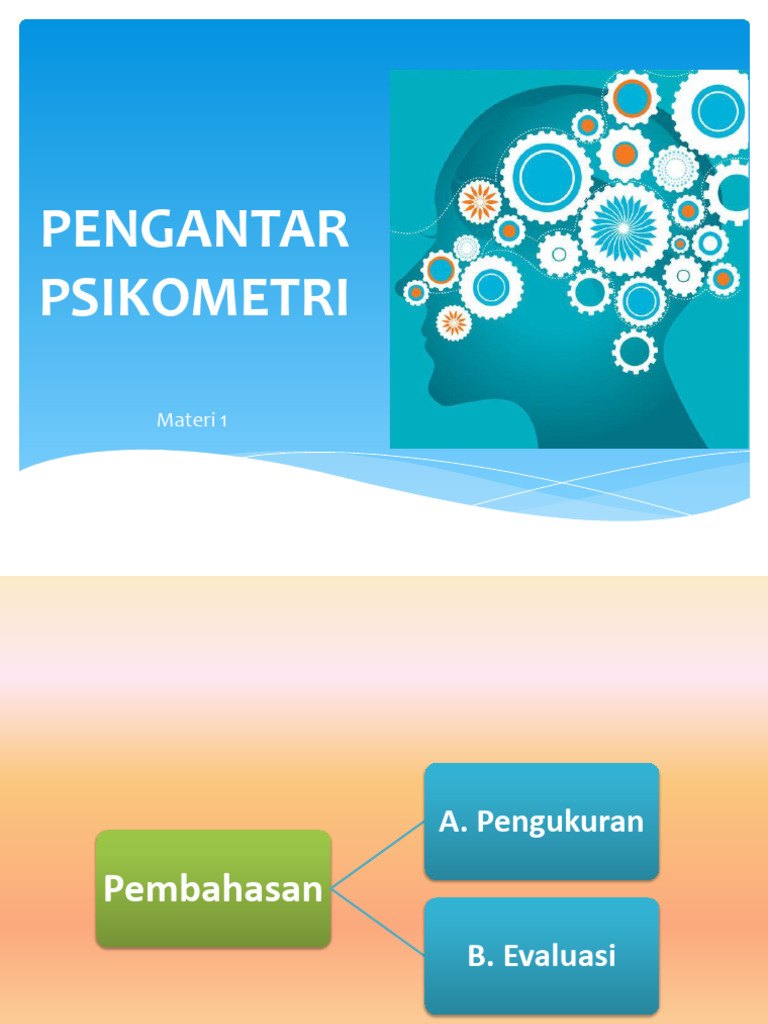 Pengukuran dan Evaluasi Psikometri | PDF