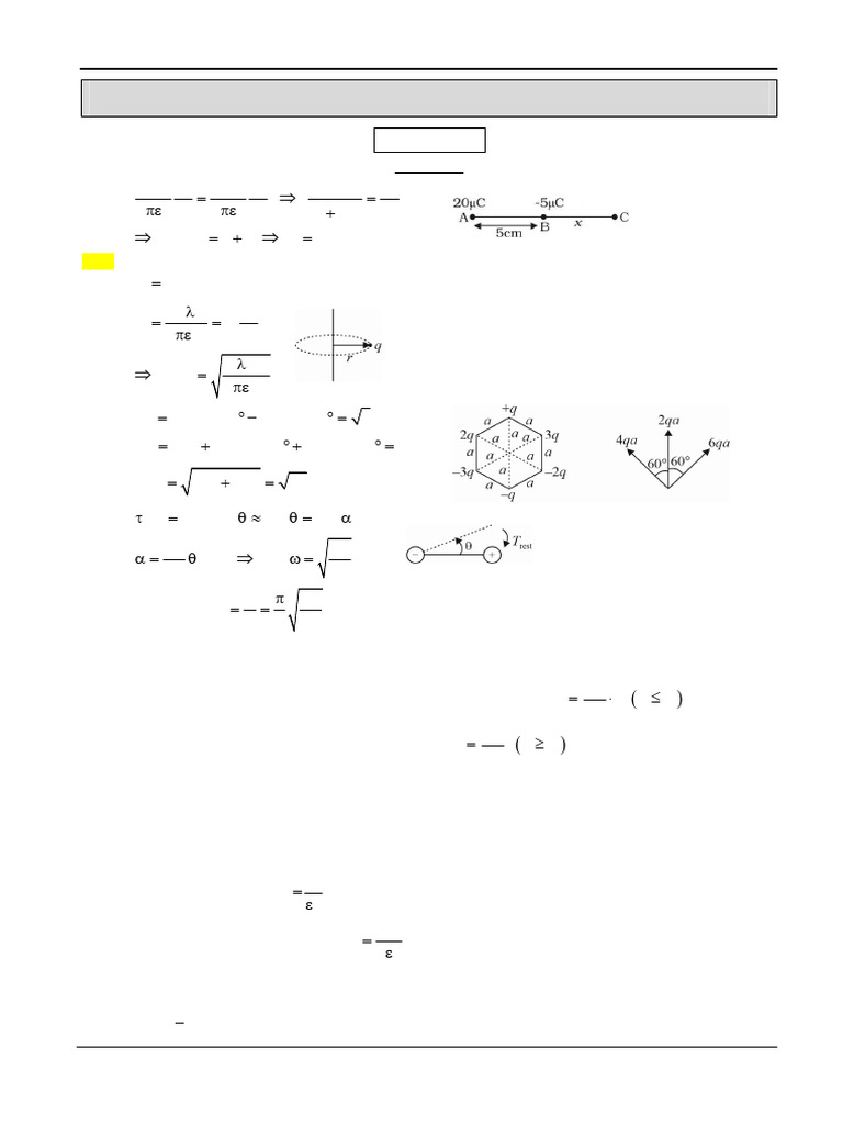 JEE Main 2025 Solutions - Code A | PDF | Electric Field