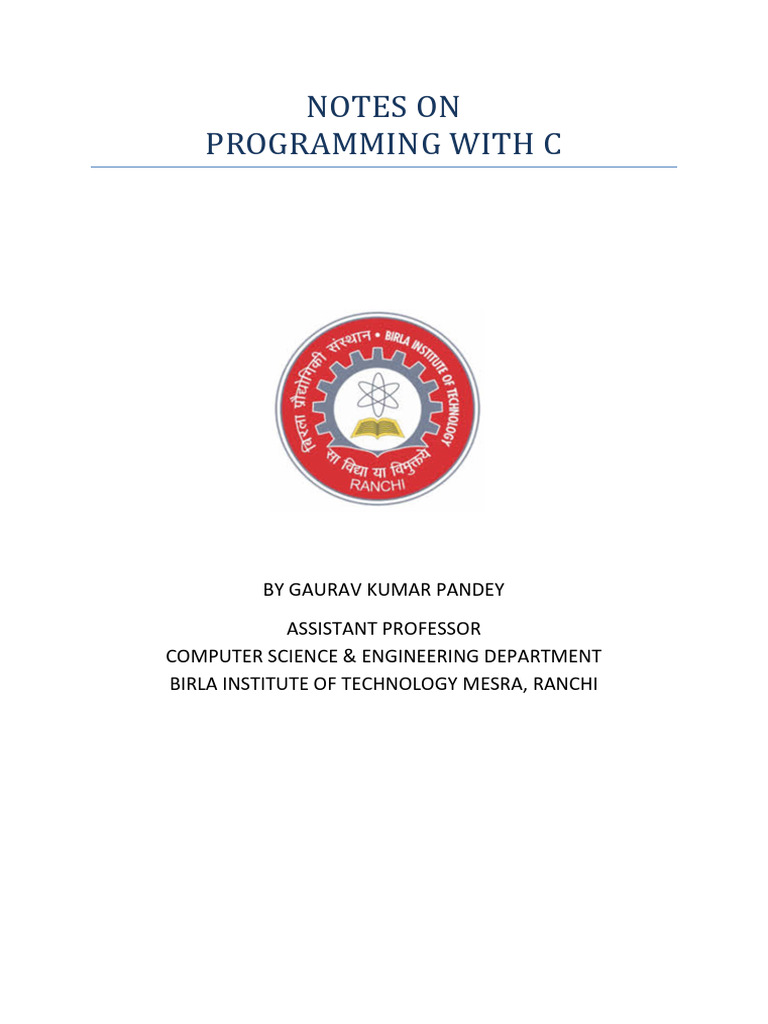 C Programming Insights by Gaurav Pandey | PDF