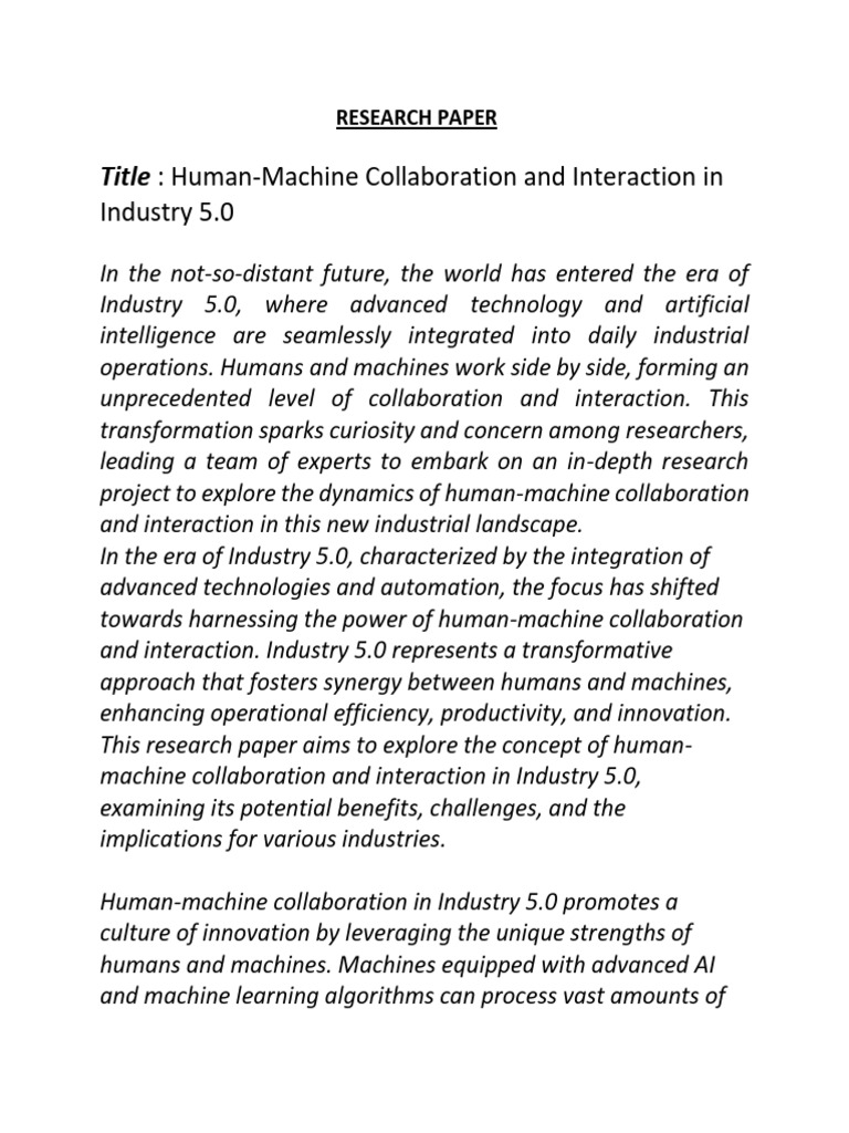 Full Length Research Paper | PDF | Artificial Intelligence ...