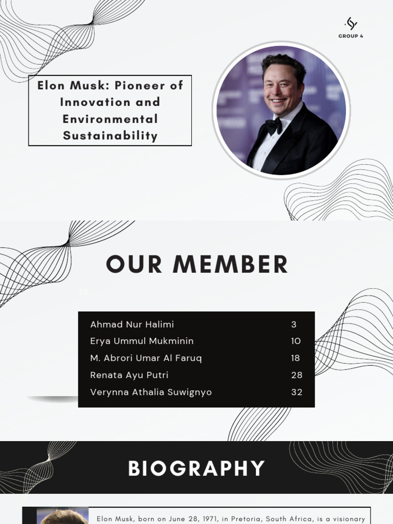 Elon Musk: Innovator in Sustainability | PDF | Elon Musk | Sustainable ...